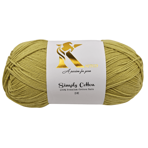 Knitco Simply Cotton DK 1 x 100g Balls 100% Premium Cotton - 250 metres - Knitting Crochet Yarn