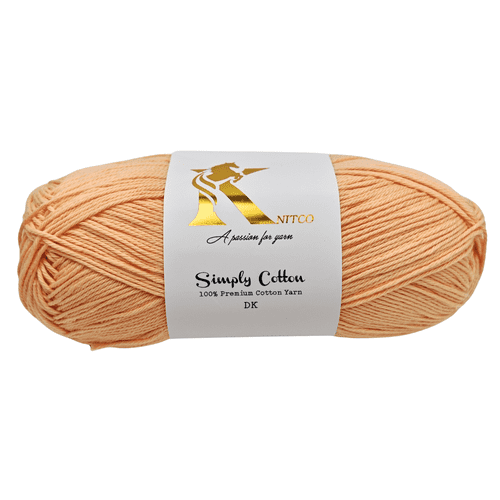 Knitco Simply Cotton DK 1 x 100g Balls 100% Premium Cotton - 250 metres - Knitting Crochet Yarn