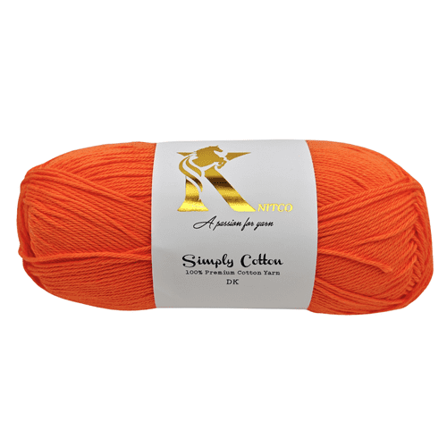 Knitco Simply Cotton DK 1 x 100g Balls 100% Premium Cotton - 250 metres - Knitting Crochet Yarn