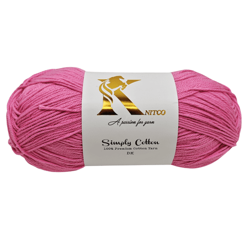 Knitco Simply Cotton DK 1 x 100g Balls 100% Premium Cotton - 250 metres - Knitting Crochet Yarn