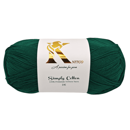Knitco Simply Cotton DK 1 x 100g Balls 100% Premium Cotton - 250 metres - Knitting Crochet Yarn