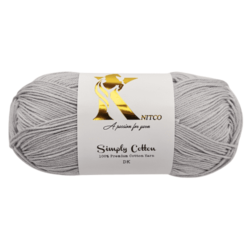 Knitco Simply Cotton DK 1 x 100g Balls 100% Premium Cotton - 250 metres - Knitting Crochet Yarn