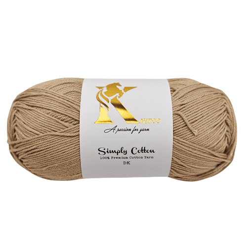 Knitco Simply Cotton DK 1 x 100g Balls 100% Premium Cotton - 250 metres - Knitting Crochet Yarn
