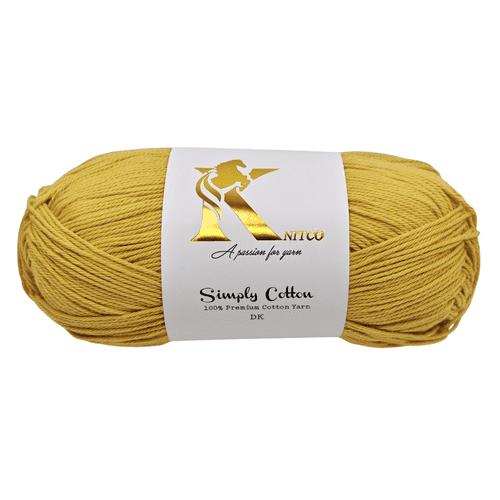 Knitco Simply Cotton DK 1 x 100g Balls 100% Premium Cotton - 250 metres - Knitting Crochet Yarn