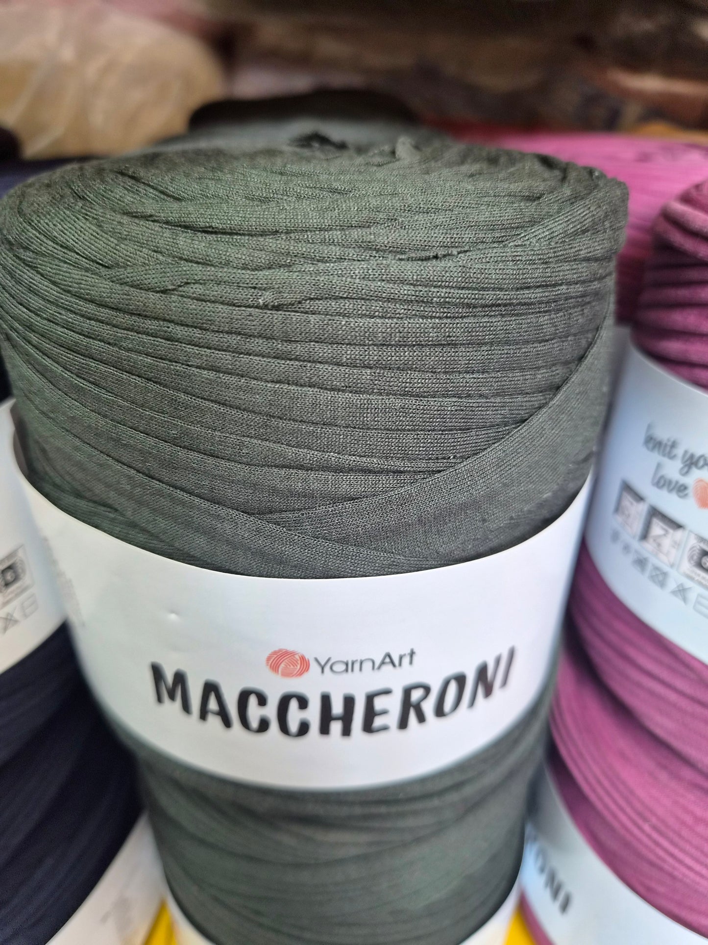 YarnArt Maccheroni 1 x 600g - 130m - 90% Cotton - 10% Polyester  T-Shirt Yarn
