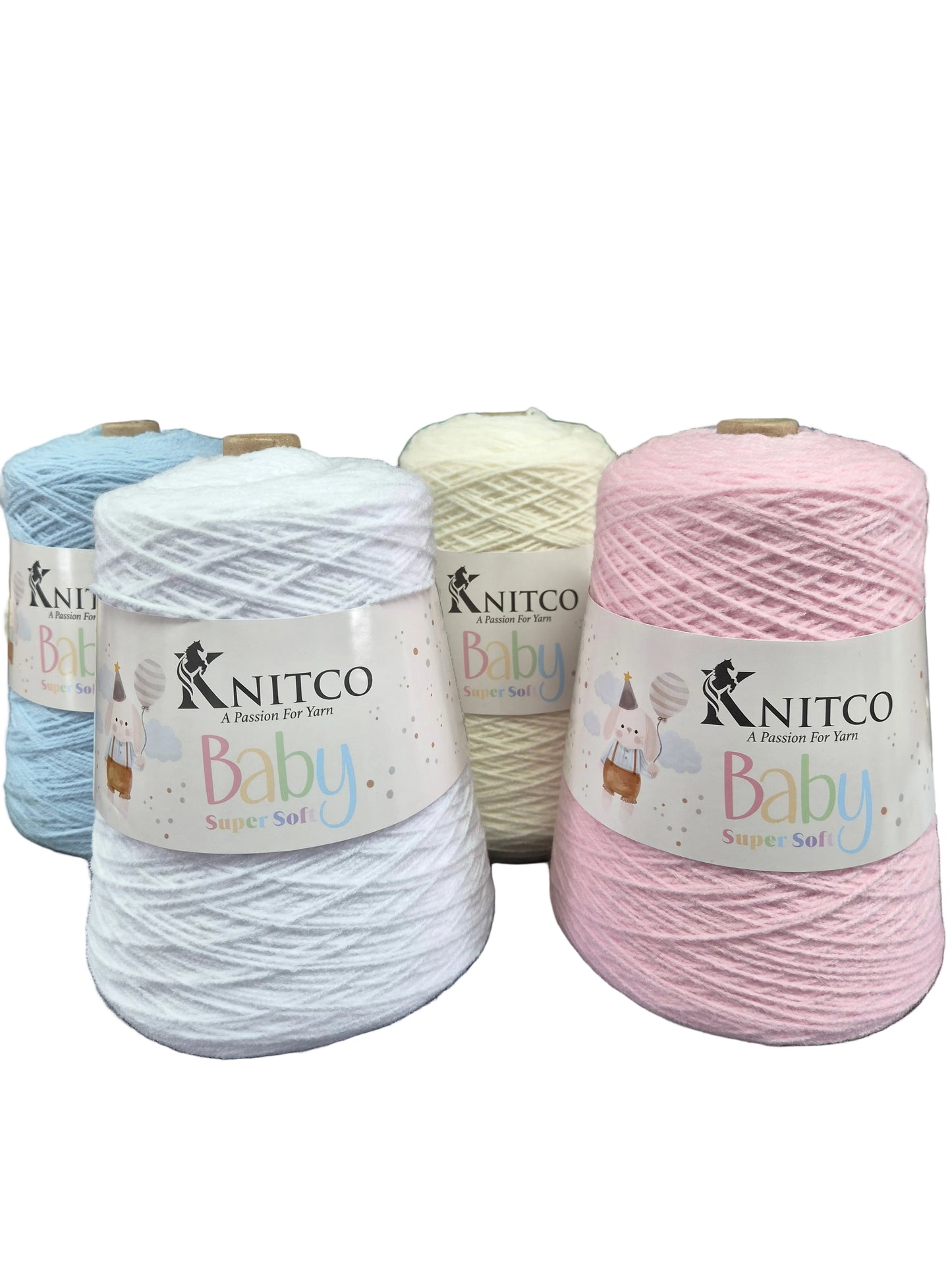 Knitco Baby Super Soft DK Cones 1 x 500g - 1500m - 100% Acrylic Knitting Crochet Yarn