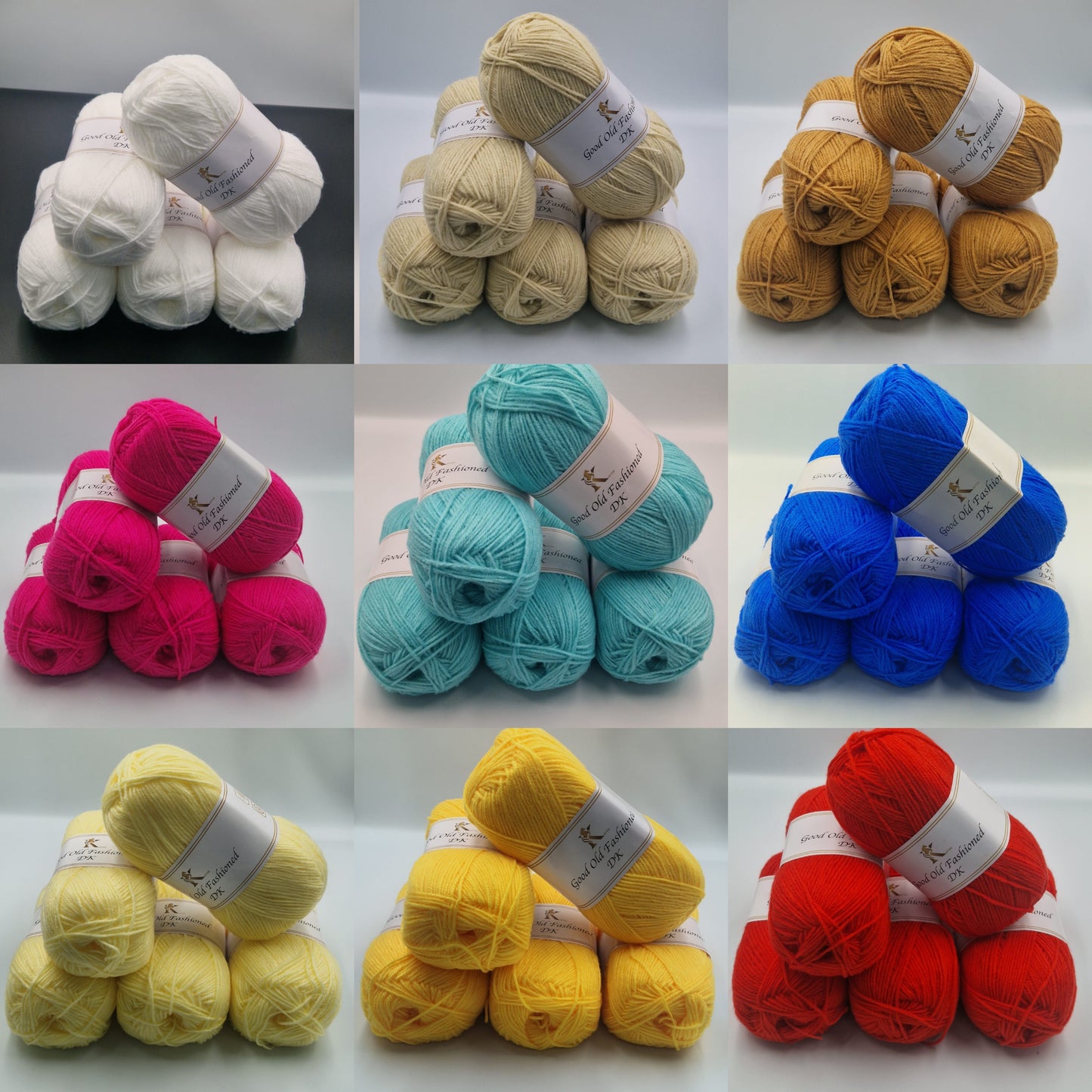 Knitco Good Old Fashioned DK 5 x 100g - 280m - 100% Acrylic Knitting Crochet Yarn