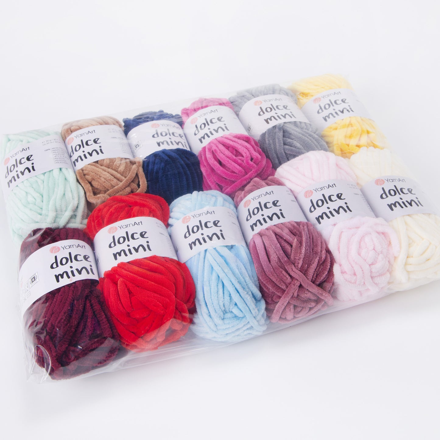 YarnArt Dolce Mini 12 x 30g balls Bundle 100% micro polyester Choose from 4 sets Knitting Crochet Yarn
