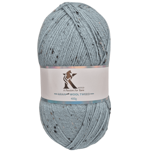 Knitco Aran 400g Ball Wool with Tweed 872m - 80% Acrylic - 15% Wool - 5% Viscose Knitting Crochet Yarn